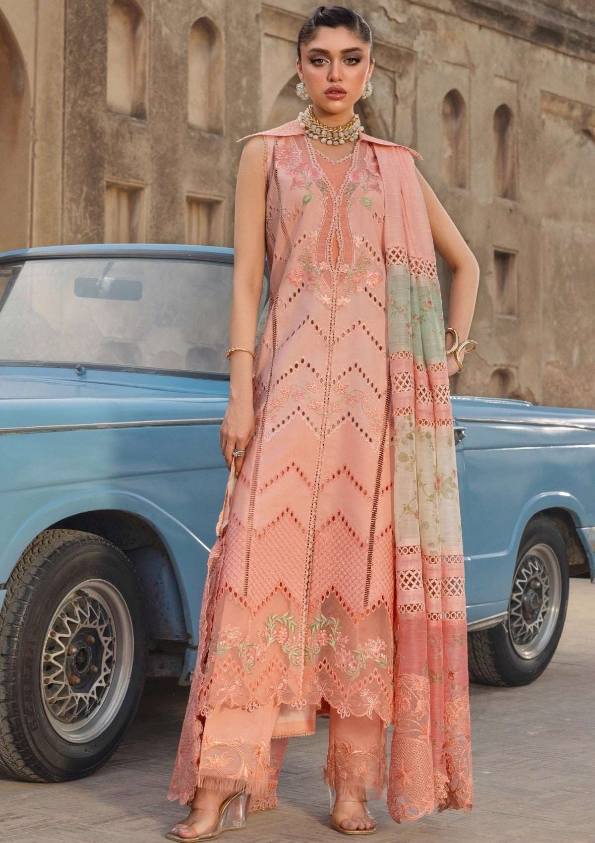 Buy SAIRA SHAKIRA BLOOM LAWN 2026 (Ambre-7A) for Eid dress from our official website We are the no. 1 stockists in the world for Crimson Luxury, Maria B Ready to wear. All Pakistani dresses customization and Ready to Wear dresses are easily available in Spain, UK Austria from Lebaasonline at best price.