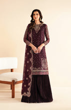 Load image into Gallery viewer, Buy Xenia | Formal Collection - Xenia - D-08 Tiya - XF25LFR - Purple Online at Great Price! Available For UK, France &amp; Germany. Baroque dresse from Pakistan &amp; for SALE in the UK, USA, Manchester &amp; London. Book now ready to wear &amp; unstitched. Shop Wedding, festive, summer or winter branded outfits from Lebaasonline 
