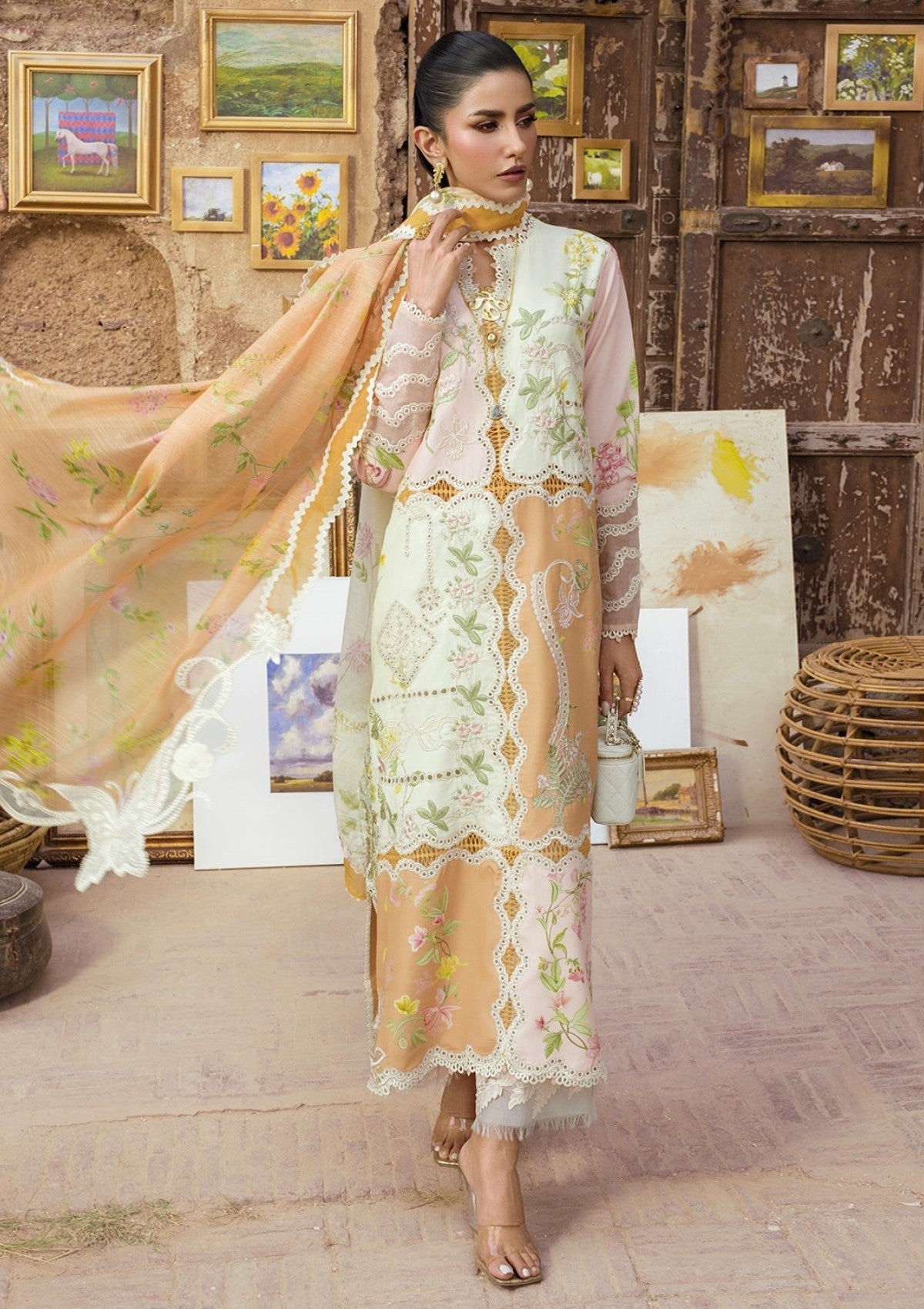 Buy SAIRA SHAKIRA BLOOM LAWN 2026 (LANA-3B) for Eid dress from our official website We are the no. 1 stockists in the world for Crimson Luxury, Maria B Ready to wear. All Pakistani dresses customization and Ready to Wear dresses are easily available in Spain, UK Austria from Lebaasonline at best price.