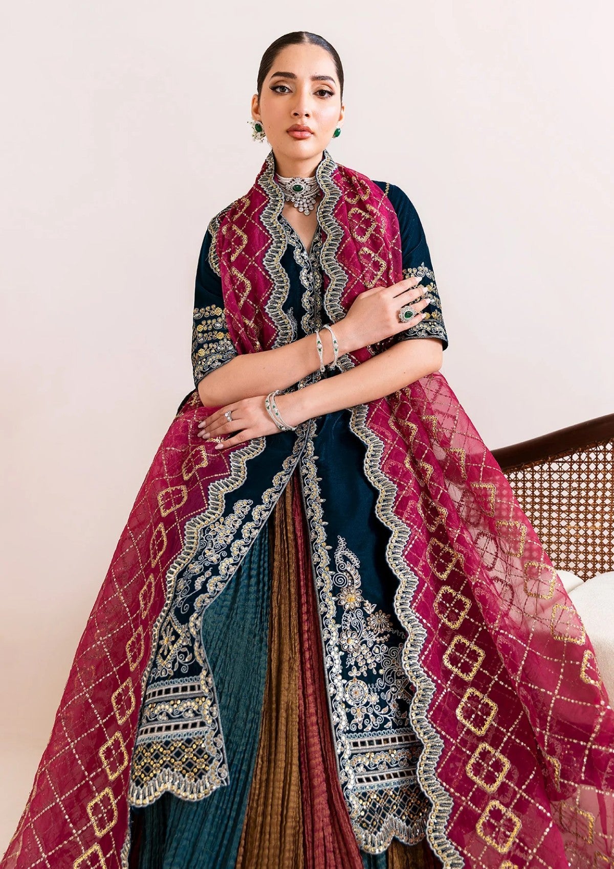 Alizeh - Makhmal 25  | Luxury Velvet - AF-VLT#2222 - Mehroob