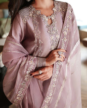 Load image into Gallery viewer, Buy MUSHQ | Zarminay 2026-Pret - "Meysa" Designer Dresses Is an exclusively available for online UK @lebaasonline. PAKISTANI WEDDING DRESSES ONLINE UK can be customized at Pakistani designer boutique in USA, UK, France, Dubai, Saudi, London. Get Pakistani &amp; Indian velvet BRIDAL DRESSES ONLINE USA at Lebaasonline.