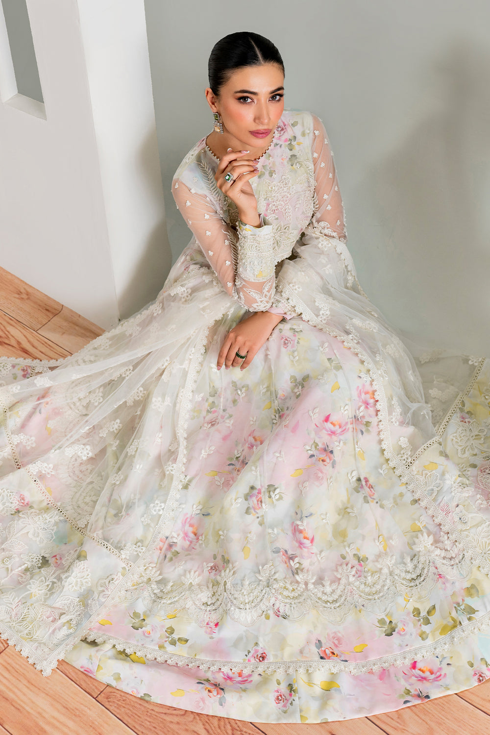 EMBROIDERED NET UF-686