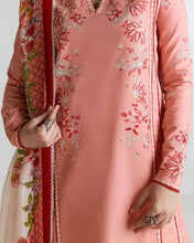 Load image into Gallery viewer, Buy jugnu by Hussain Rehar Embroidered 3pc suit from Lebaasonline delivery available in UK USA France Germany and other countries. Shop summer winter and wedding season outfits. 