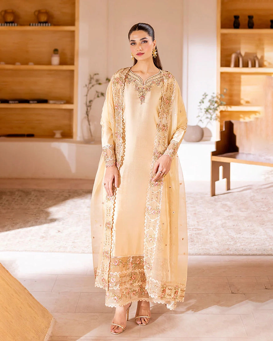 Buy MUSHQ | Zarminay 2026-Pret - "Aurea" Designer Dresses Is an exclusively available for online UK @lebaasonline. PAKISTANI WEDDING DRESSES ONLINE UK can be customized at Pakistani designer boutique in USA, UK, France, Dubai, Saudi, London. Get Pakistani & Indian velvet BRIDAL DRESSES ONLINE USA at Lebaasonline.
