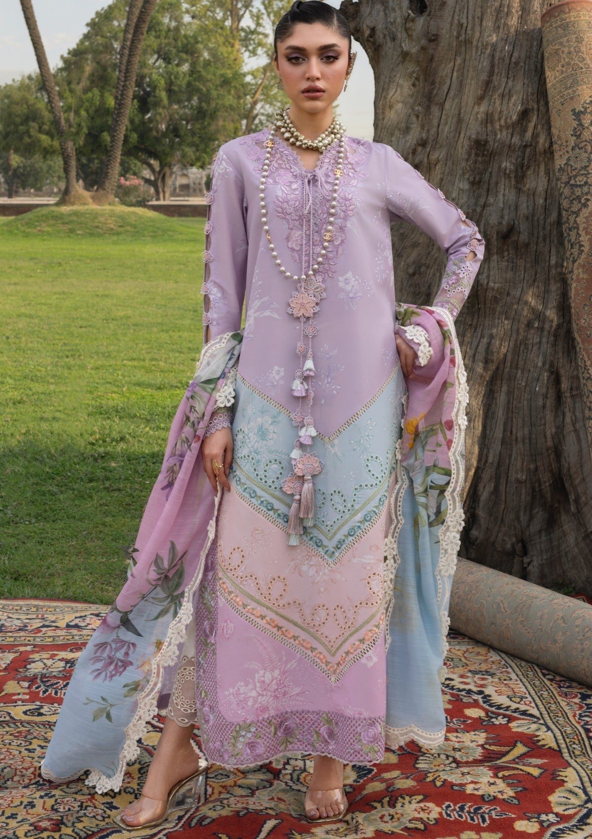 Buy SAIRA SHAKIRA BLOOM LAWN 2026 (AVA-1B) for Eid dress from our official website We are the no. 1 stockists in the world for Crimson Luxury, Maria B Ready to wear. All Pakistani dresses customization and Ready to Wear dresses are easily available in Spain, UK Austria from Lebaasonline at best price.