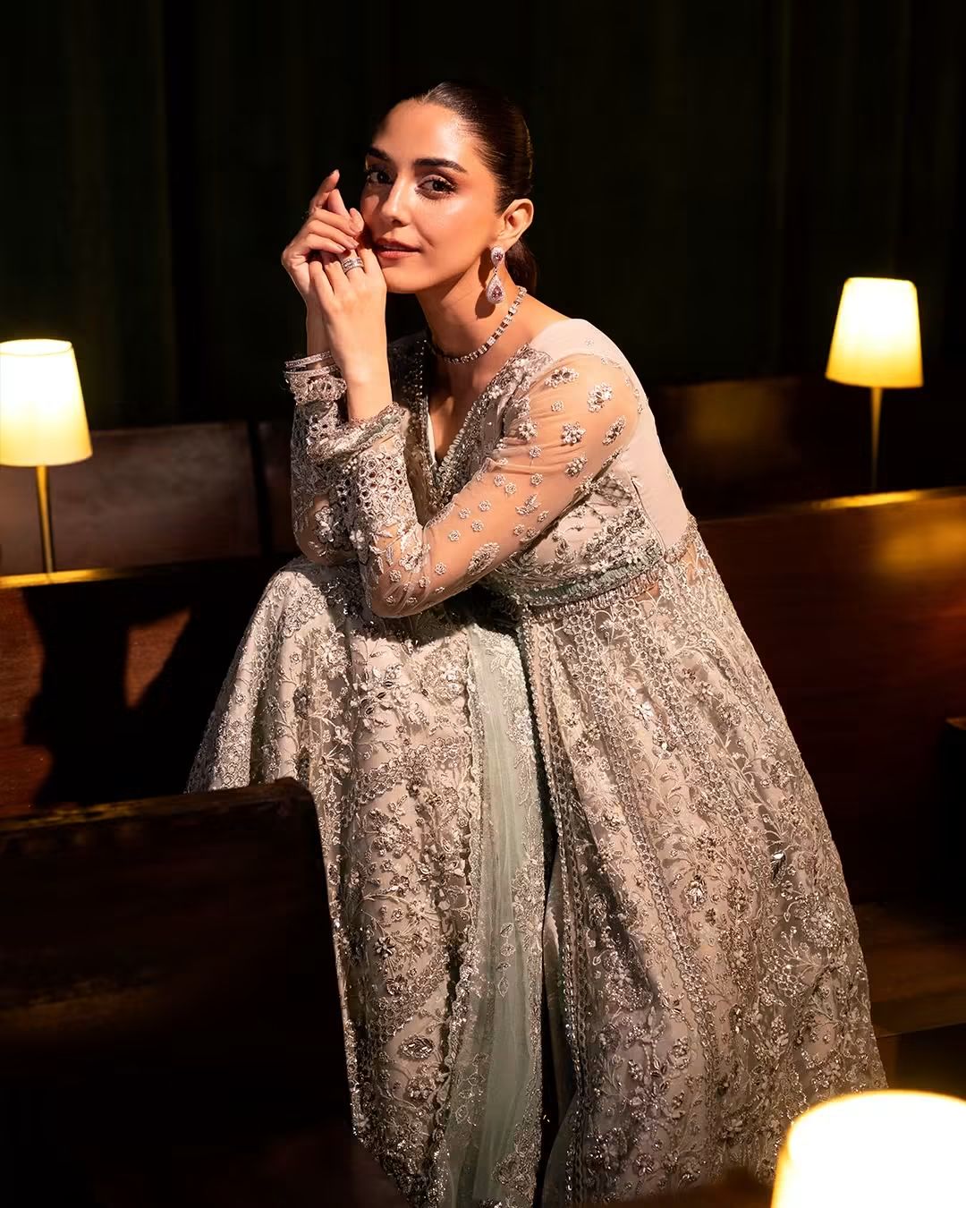 Elaf Serenade ’26 Moonveil luxury Pakistani formal suit