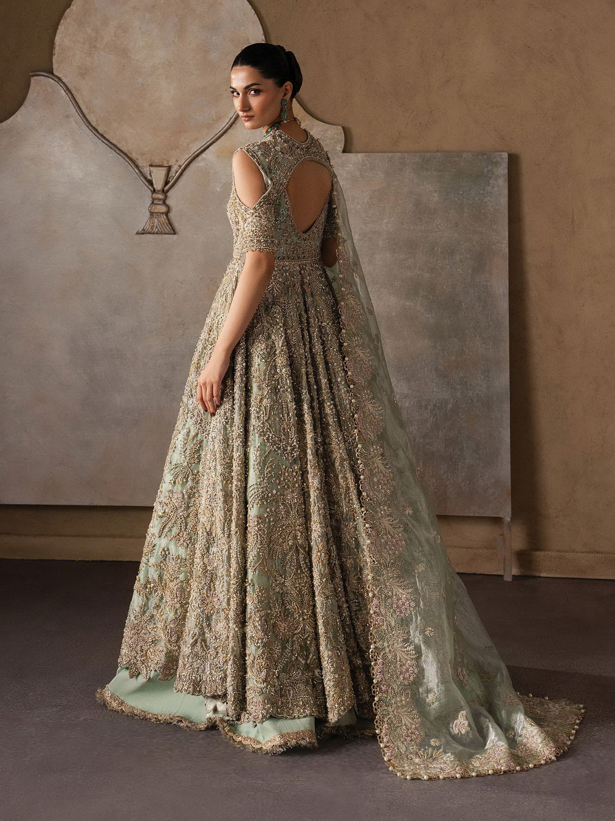 Afrozeh Embroidered Luxury Bridal Unstitched 3Pc Suit AFB-25-04 JULIETTE