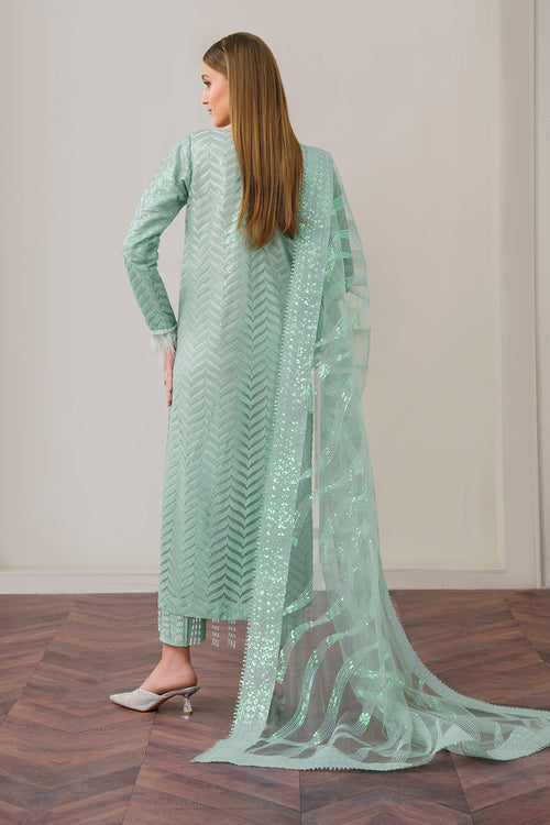 Buy Baroque | Embroidered Net Unstitched 3Pc UF-517. Online at Great Price! Available For UK, France & Germany. Baroque dresse from Pakistan & for SALE in the UK, USA, Manchester & London. Book now ready to wear & unstitched. Shop Wedding, festive, summer or winter branded outfits from Lebaasonline 