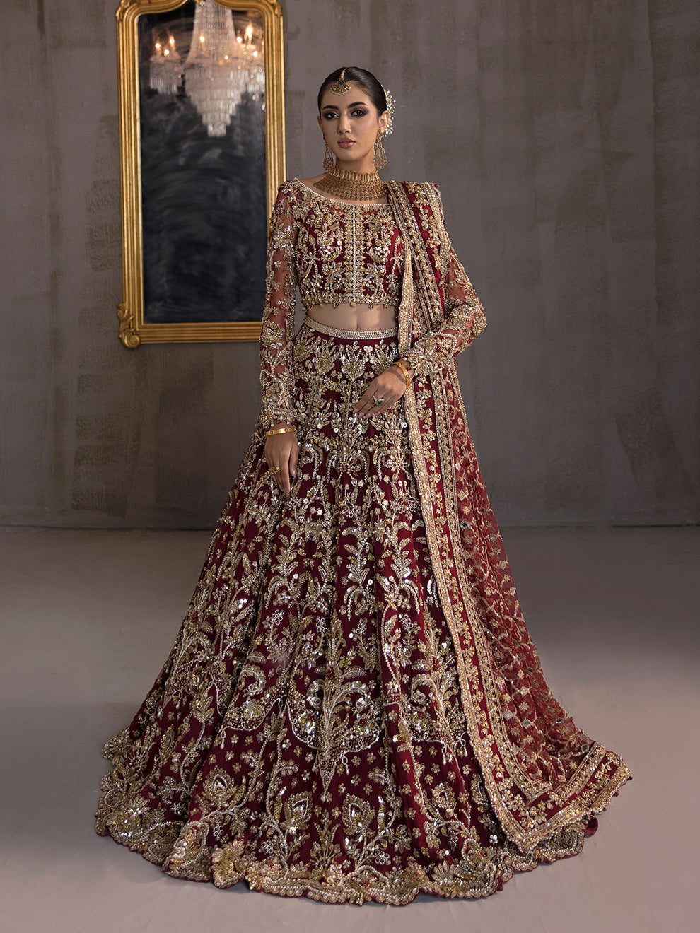 Buy Gulaal Bridal collection | ALEESIA B-20 Dress from Lebaasonline Pakistani Clothes Stockist in the UK @ best price- SALE Shop Gulaal Bridal 2026, Maria B Lawn 2025 Summer Suit, Pakistani Clothes Online UK for Wedding, Bridal Wear Indian & Pakistani Summer Dresses by Gulaal in the UK & USA at LebaasOnline