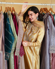 Load image into Gallery viewer, Buy MUSHQ | Zarminay 2026-Pret - "Ezel" Designer Dresses Is an exclusively available for online UK @lebaasonline. PAKISTANI WEDDING DRESSES ONLINE UK can be customized at Pakistani designer boutique in USA, UK, France, Dubai, Saudi, London. Get Pakistani &amp; Indian velvet BRIDAL DRESSES ONLINE USA at Lebaasonline.