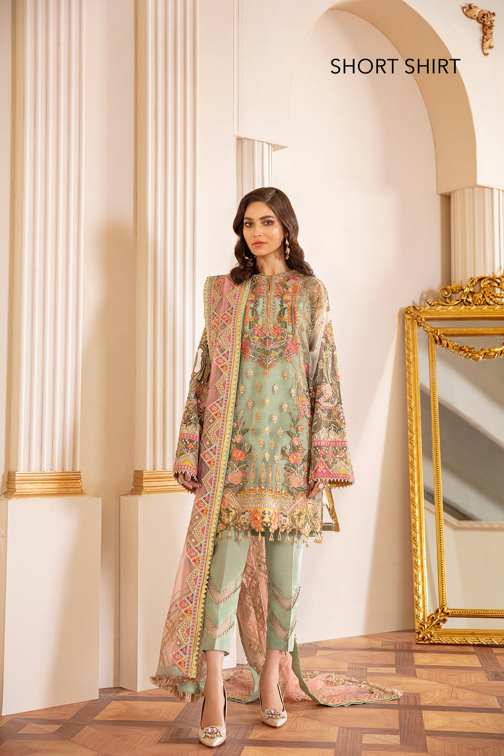 Buy Baroque | EMBROIDERED NET CH07-01. Online at Great Price! Available For UK, France & Germany. Baroque dresse from Pakistan & for SALE in the UK, USA, Manchester & London. Book now ready to wear & unstitched. Shop Wedding, festive, summer or winter branded outfits from Lebaasonline 