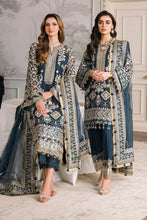 Load image into Gallery viewer, Buy Baroque | EMBROIDERED CHIFFON CH12-01.  Online at Great Price! Available For UK, France &amp; Germany. Baroque dresse from Pakistan &amp; for SALE in the UK, USA, Manchester &amp; London. Book now ready to wear &amp; unstitched. Shop Wedding, festive, summer or winter branded outfits from Lebaasonline 