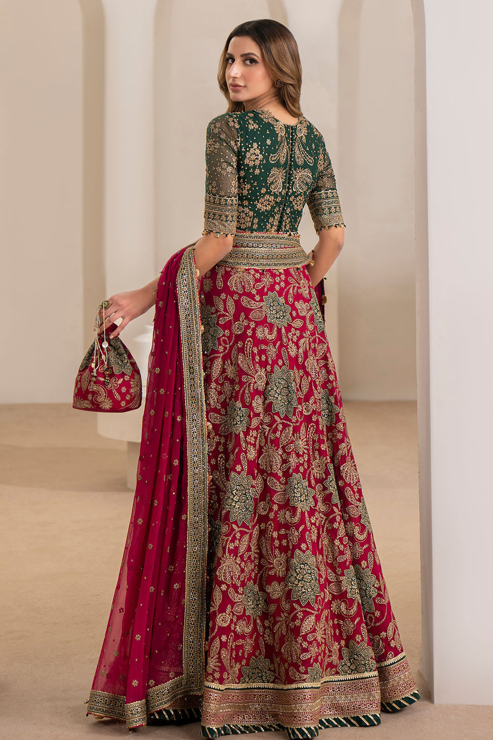Buy Jazmin | EMBROIDERED CHIFFON WF'24-03. Online at Great Price! Available For UK, France & Germany. Baroque dresse from Pakistan & for SALE in the UK, USA, Manchester & London. Book now ready to wear & unstitched. Shop Wedding, festive, summer or winter branded outfits from Lebaasonline 