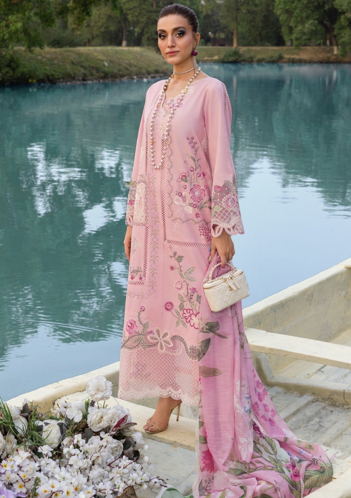 Buy SAIRA SHAKIRA BLOOM LAWN 2026 (Iris-8B) for Eid dress from our official website We are the no. 1 stockists in the world for Crimson Luxury, Maria B Ready to wear. All Pakistani dresses customization and Ready to Wear dresses are easily available in Spain, UK Austria from Lebaasonline at best price.