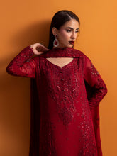 Load image into Gallery viewer, GULAAL | Maeri Luxury Chiffion '26 | Crimson Pakistani designer dress is available @lebaasonline. The Pakistani Wedding dresses of Maria B, Gulaal can be customized for Bridal/party wear. Get express shipping in UK, USA, France, Germany for Asian Outfits USA. Maria B Sale online can be availed here!!