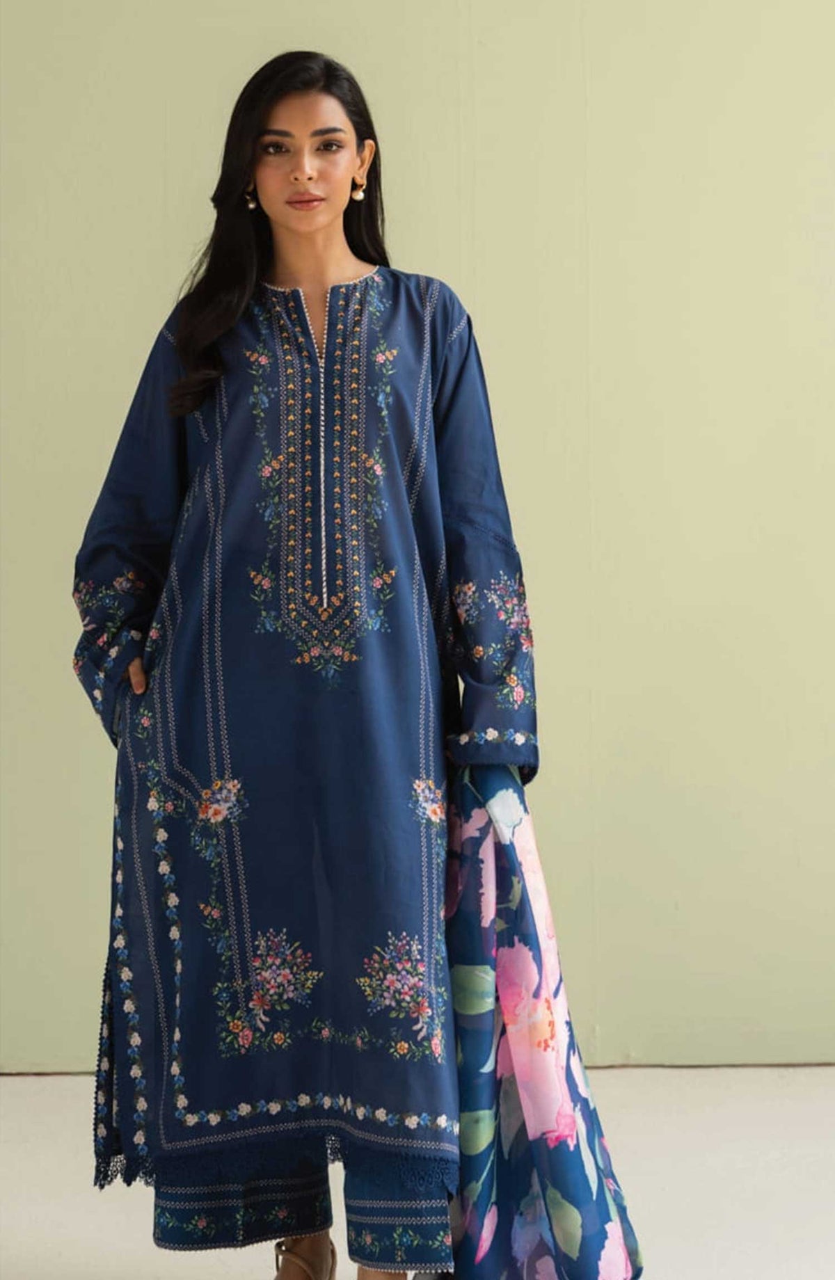 Buy Zara Shahjahan | Coco printed Lawn 2026( D-3B Ria) Pakistani Embroidered Clothes For Women at Our Online Designer Boutique UK, Indian & Pakistani Wedding dresses online UK, Asian Clothes UK Jazmin Suits USA, Baroque Chiffon Collection 2025 & Eid Collection Outfits in USA on express shipping available @ Lebaasonline.