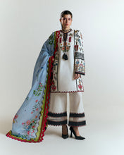 Load image into Gallery viewer, Buy jugnu by Hussain Rehar Embroidered 3pc suit from Lebaasonline delivery available in UK USA France Germany and other countries. Shop summer winter and wedding season outfits. 