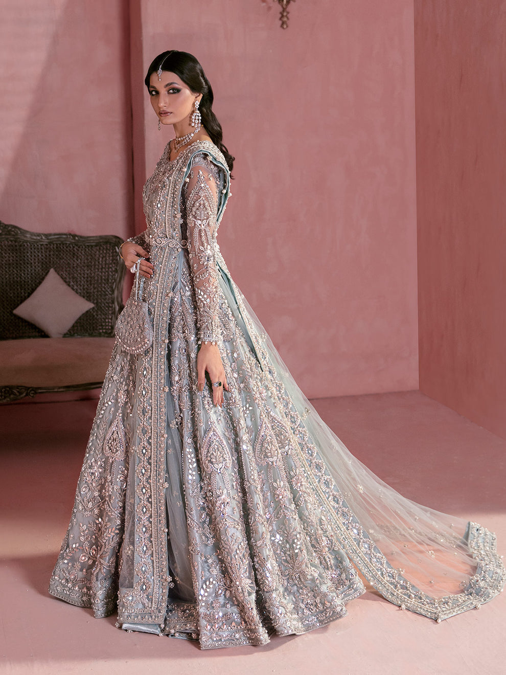 Buy Gulaal Bridal collection | Sylvia B-24 Dress from Lebaasonline Pakistani Clothes Stockist in the UK @ best price- SALE Shop Gulaal Bridal 2026, Maria B Lawn 2025 Summer Suit, Pakistani Clothes Online UK for Wedding, Bridal Wear Indian & Pakistani Summer Dresses by Gulaal in the UK & USA at LebaasOnline