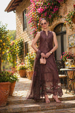 Load image into Gallery viewer, Noor Luxury Eid Schiffli Laserkari '26 - Vol 2 | D3 -Espresso Rose