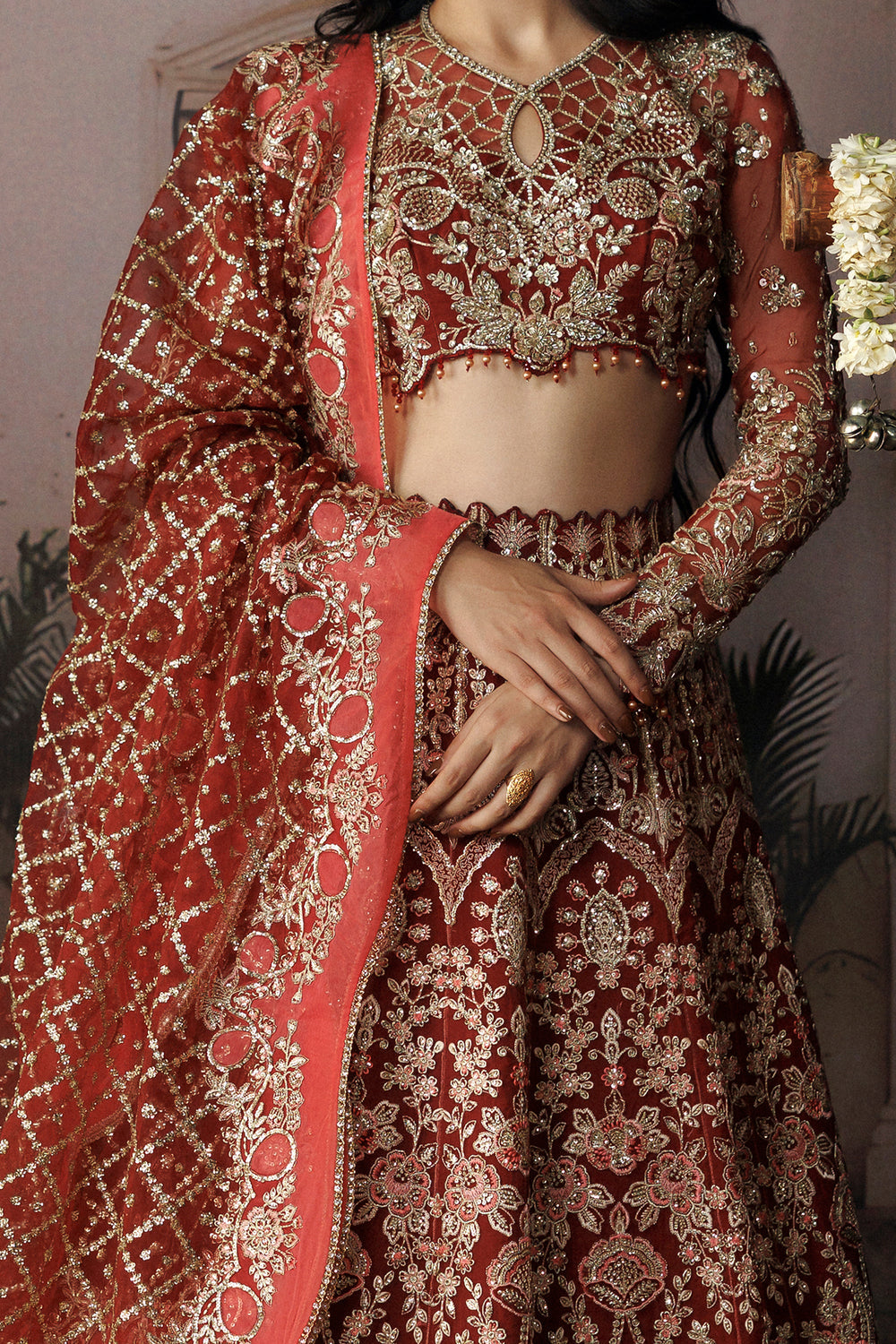 Afrozeh Shehnai Wedding Formals ’26 | Rukhsan – Pakistani Designer Bridal Suit