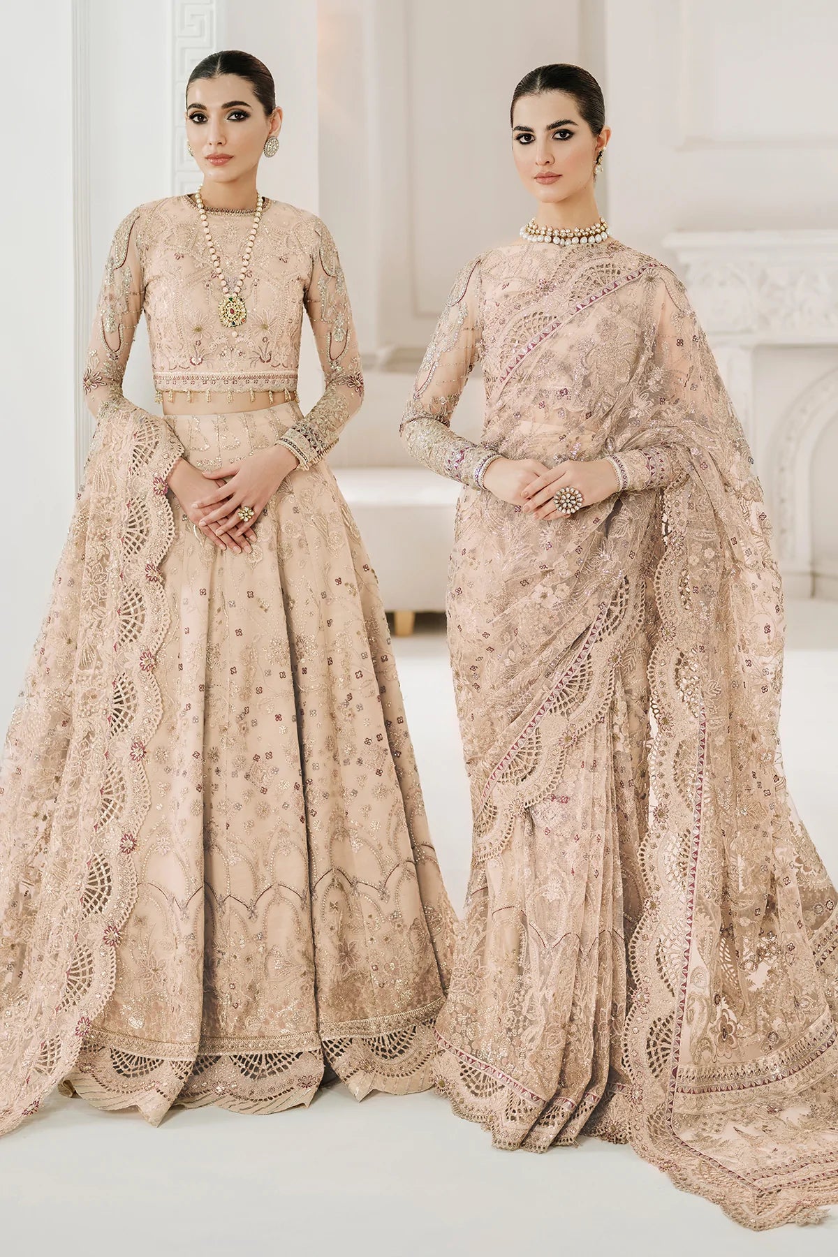 Buy Baroque | Embroidered Net 3Pc Suit CH10-D01 - Collection 2025 Online at Great Price! Available For UK, France & Germany. Baroque dresse from Pakistan & for SALE in the UK, USA, Manchester & London. Book now ready to wear & unstitched. Shop Wedding, festive, summer or winter branded outfits from Lebaasonline 