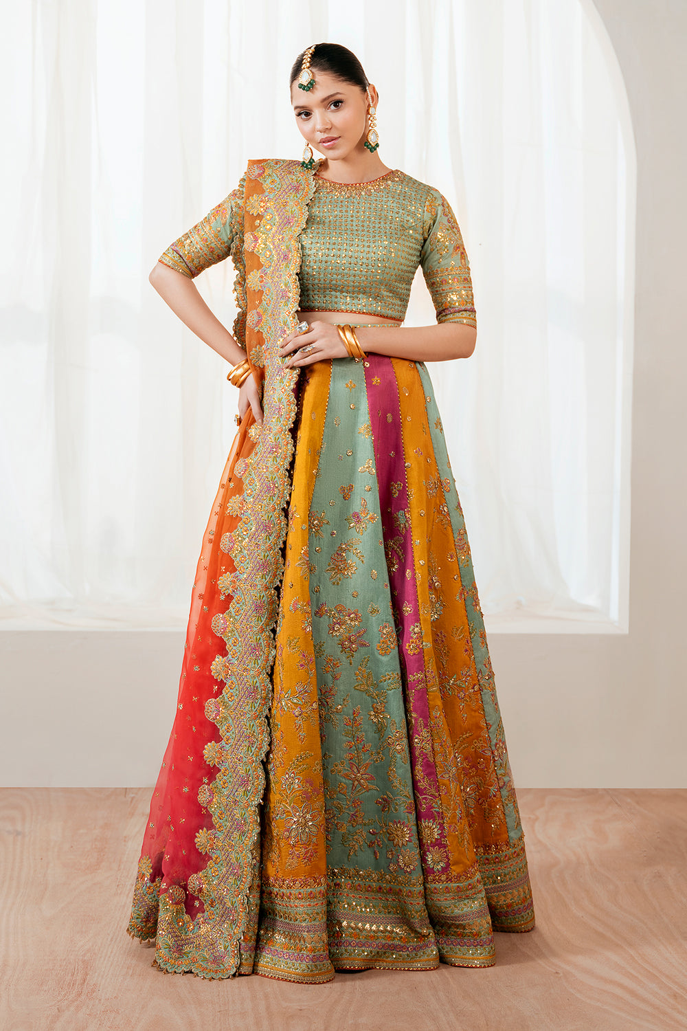 Buy Baroque | EMBROIDERED SILK UF-4036 Online at Great Price! Available For UK, France & Germany. Baroque dresse from Pakistan & for SALE in the UK, USA, Manchester & London. Book now ready to wear & unstitched. Shop Wedding, festive, summer or winter branded outfits from Lebaasonline 