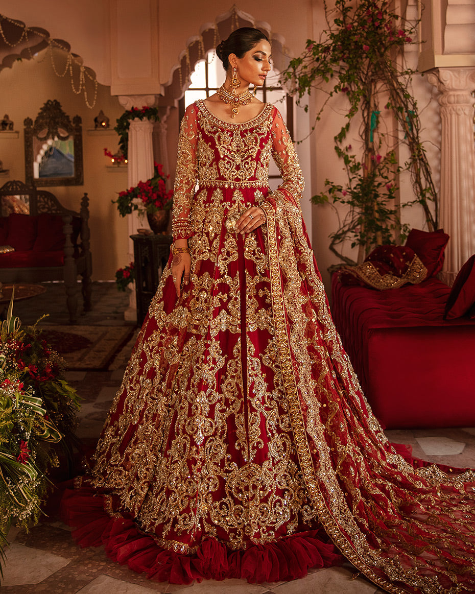 Buy Gulaal Bridal collection | Gulrukh B-15 Dress from Lebaasonline Pakistani Clothes Stockist in the UK @ best price- SALE Shop Gulaal Bridal 2026, Maria B Lawn 2025 Summer Suit, Pakistani Clothes Online UK for Wedding, Bridal Wear Indian & Pakistani Summer Dresses by Gulaal in the UK & USA at LebaasOnline