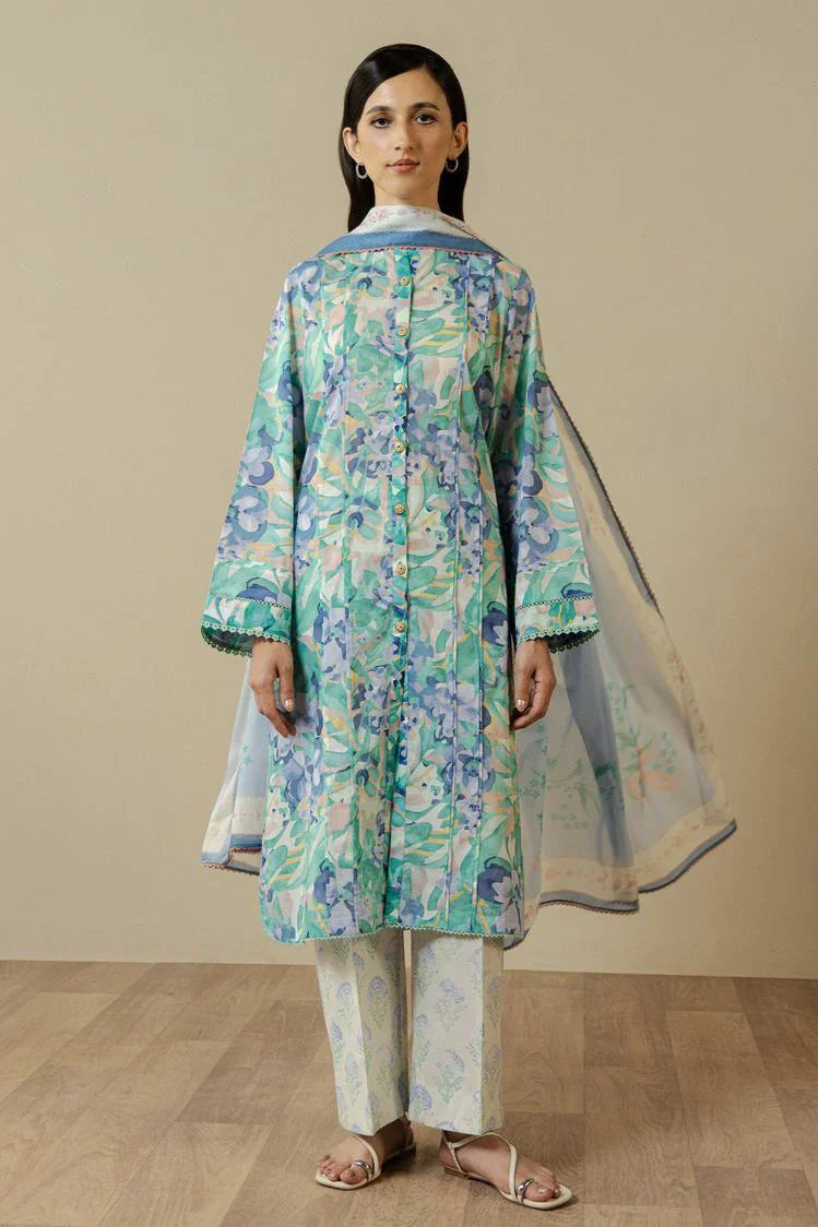 Buy Zara Shahjahan | Coco prints Drop III - 2026( ELARIS -6B) Pakistani Embroidered Clothes For Women at Our Online Designer Boutique UK, Indian & Pakistani Wedding dresses online UK, Asian Clothes UK Jazmin Suits USA, Baroque Chiffon Collection 2026 & Eid Collection Outfits in USA on express shipping available @ Lebaasonline.
