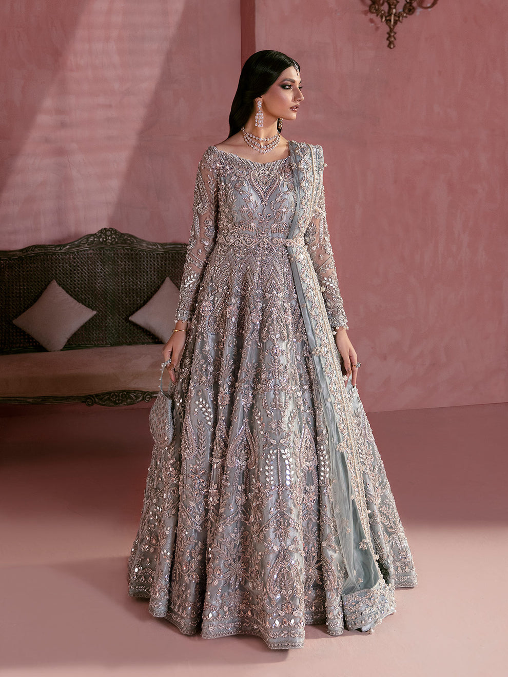 Buy Gulaal Bridal collection | Sylvia B-24 Dress from Lebaasonline Pakistani Clothes Stockist in the UK @ best price- SALE Shop Gulaal Bridal 2026, Maria B Lawn 2025 Summer Suit, Pakistani Clothes Online UK for Wedding, Bridal Wear Indian & Pakistani Summer Dresses by Gulaal in the UK & USA at LebaasOnline