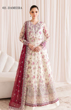 Load image into Gallery viewer, Xenia Formals Embroidered Chiffon Unstitched 3 Piece Suit - D-02 Dameera - XF25LFR - White - Luxury Collection