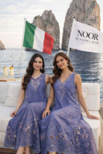 Load image into Gallery viewer, Buy Noor Luxury Eid Schiffli Laserkari '26 - Vol 2 | D9- Tropical Indigo Lawn Suit from Lebaasonline Largest Pakistani Clothes Stockist in the UK Shop Noor Pakistani Lawn 2026 EID COLLECTION Saira Shakira COLLECTION 2026 Afrozeh EID COLLECTION '26 ONLINE UK for Wedding, Party  NIKAH OUTFIT Indian &amp; Pakistani Summer Dresses UK USA UAE DUBAI Manchester 