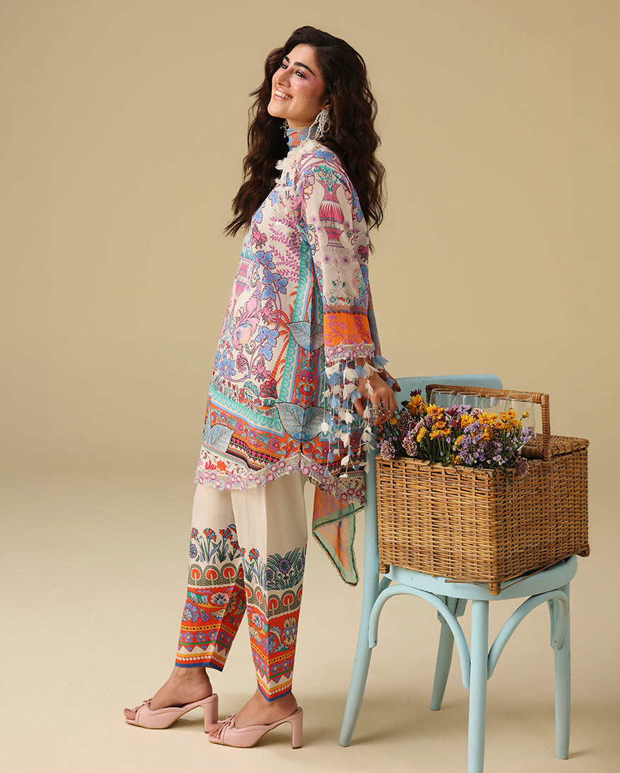 Buy MUSHQ | Soleil 2026-Prints - "Eden Whisper " Designer Dresses Is an exclusively available for online UK @lebaasonline. PAKISTANI WEDDING DRESSES ONLINE UK can be customized at Pakistani designer boutique in USA, UK, France, Dubai, Saudi, London. Get Pakistani & Indian velvet BRIDAL DRESSES ONLINE USA at Lebaasonline.