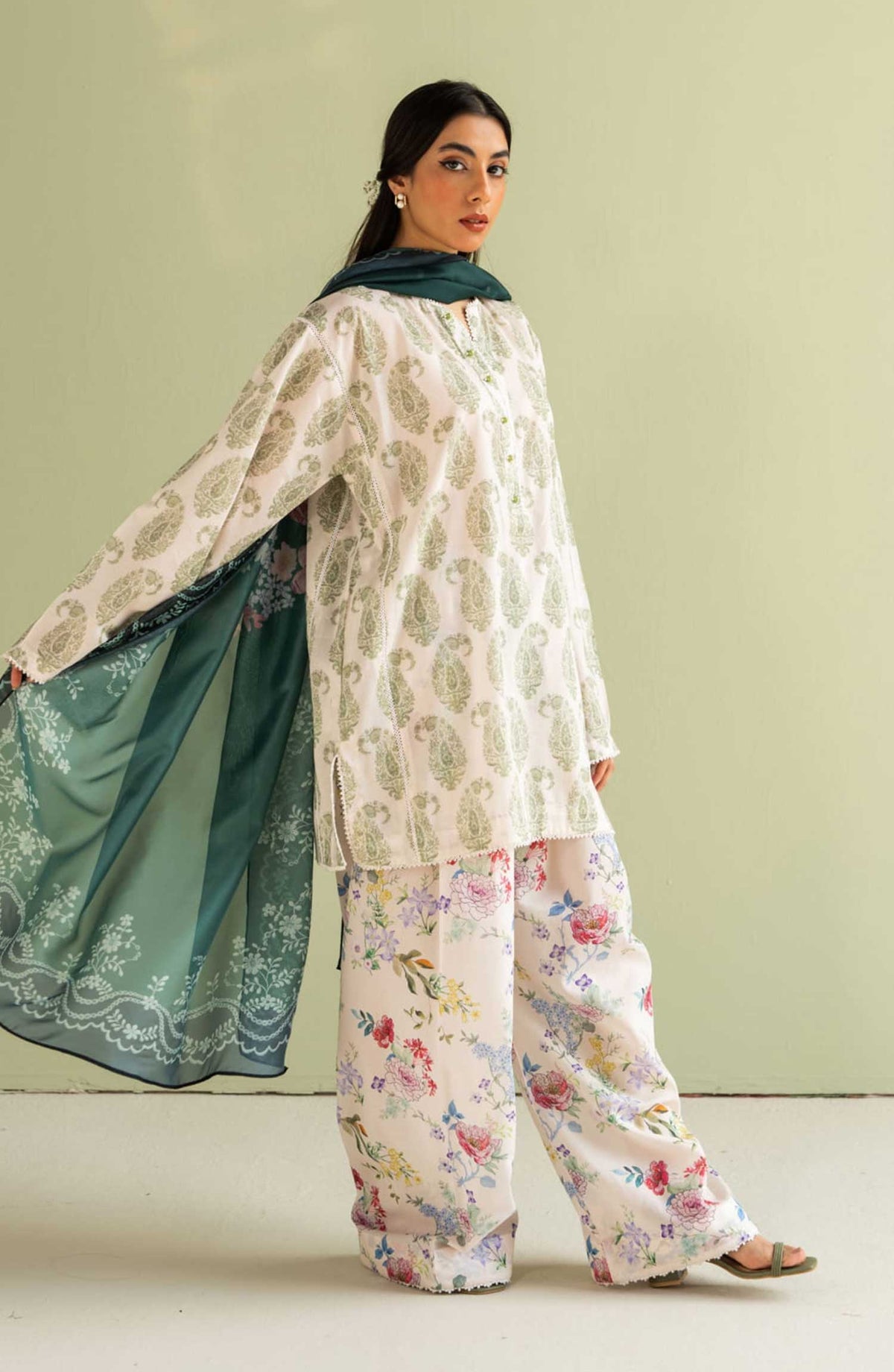 Buy Zara Shahjahan | Coco printed Lawn 2026( D-6A Paisley ) Pakistani Embroidered Clothes For Women at Our Online Designer Boutique UK, Indian & Pakistani Wedding dresses online UK, Asian Clothes UK Jazmin Suits USA, Baroque Chiffon Collection 2025 & Eid Collection Outfits in USA on express shipping available @ Lebaasonline.