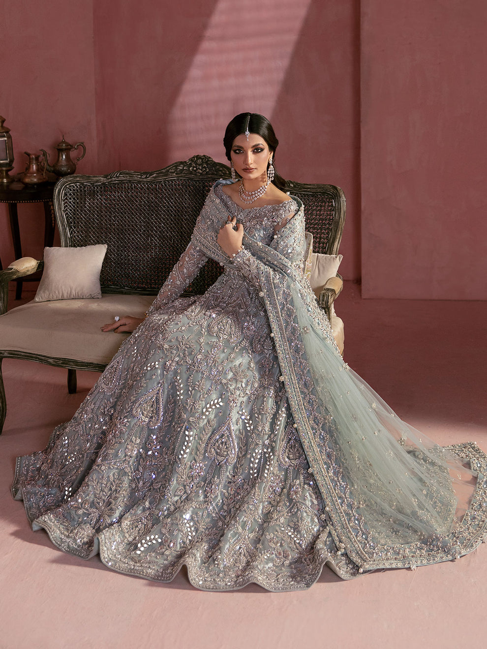 Buy Gulaal Bridal collection | Sylvia B-24 Dress from Lebaasonline Pakistani Clothes Stockist in the UK @ best price- SALE Shop Gulaal Bridal 2026, Maria B Lawn 2025 Summer Suit, Pakistani Clothes Online UK for Wedding, Bridal Wear Indian & Pakistani Summer Dresses by Gulaal in the UK & USA at LebaasOnline