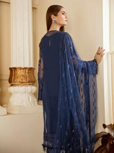 Load image into Gallery viewer, Buy Baroque | Embroidered Chiffon 3 Piece Suit BQ19-02 Delph - Collection 2025 Online at Great Price! Available For UK, France &amp; Germany. Baroque dresse from Pakistan &amp; for SALE in the UK, USA, Manchester &amp; London. Book now ready to wear &amp; unstitched. Shop Wedding, festive, summer or winter branded outfits from Lebaasonline 