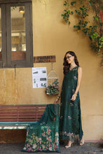 Load image into Gallery viewer, Buy Noor Luxury Eid Schiffli Laserkari '26 - Vol 2 | D10 - Emerald Jewel Lawn Suit from Lebaasonline Largest Pakistani Clothes Stockist in the UK Shop Noor Pakistani Lawn 2026 EID COLLECTION Saira Shakira COLLECTION 2026 Afrozeh EID COLLECTION '26 ONLINE UK for Wedding, Party  NIKAH OUTFIT Indian &amp; Pakistani Summer Dresses UK USA UAE DUBAI Manchester 
