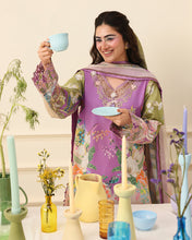 Load image into Gallery viewer, Buy MUSHQ | Soleil 2026-Prints - "Lilac Whim " Designer Dresses Is an exclusively available for online UK @lebaasonline. PAKISTANI WEDDING DRESSES ONLINE UK can be customized at Pakistani designer boutique in USA, UK, France, Dubai, Saudi, London. Get Pakistani &amp; Indian velvet BRIDAL DRESSES ONLINE USA at Lebaasonline.