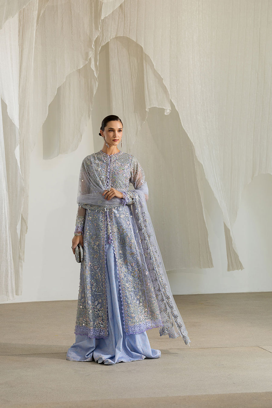 Sobia Nazir Festive ’26 NUR 02 embroidered organza Pakistani designer suit