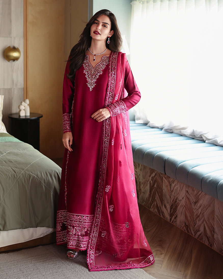 Buy MUSHQ | Zarminay 2026-Pret - "Sereen" Designer Dresses Is an exclusively available for online UK @lebaasonline. PAKISTANI WEDDING DRESSES ONLINE UK can be customized at Pakistani designer boutique in USA, UK, France, Dubai, Saudi, London. Get Pakistani & Indian velvet BRIDAL DRESSES ONLINE USA at Lebaasonline.