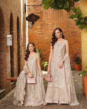 Load image into Gallery viewer, Buy Noor Luxury Eid Schiffli Laserkari '26 - Vol 2 | D7 - Gris Tourtelle Lawn Suit from Lebaasonline Largest Pakistani Clothes Stockist in the UK Shop Noor Pakistani Lawn 2026 EID COLLECTION Saira Shakira COLLECTION 2026 Afrozeh EID COLLECTION '26 ONLINE UK for Wedding, Party  NIKAH OUTFIT Indian &amp; Pakistani Summer Dresses UK USA UAE DUBAI Manchester 