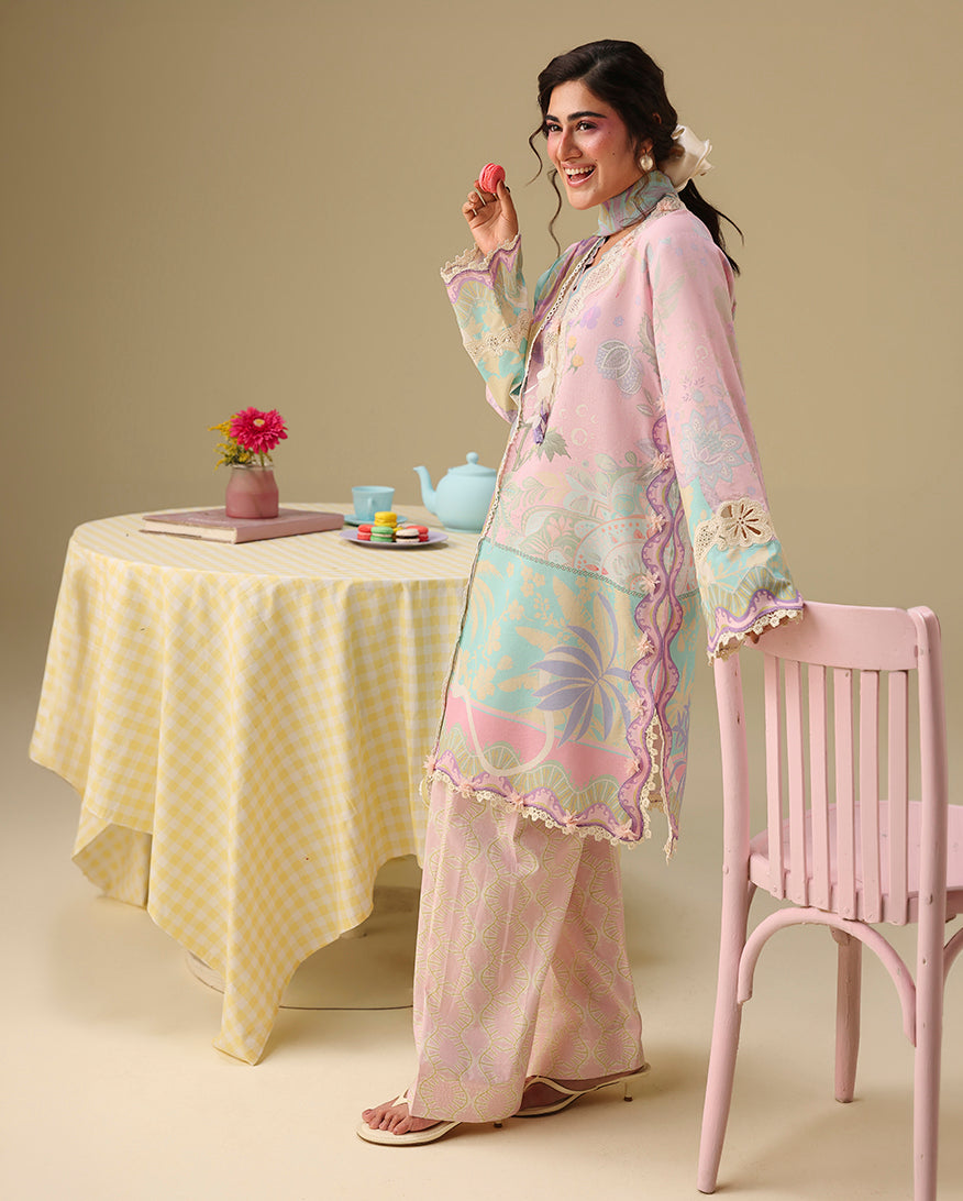 Buy MUSHQ | Soleil 2026-Prints - "Honey Petal " Designer Dresses Is an exclusively available for online UK @lebaasonline. PAKISTANI WEDDING DRESSES ONLINE UK can be customized at Pakistani designer boutique in USA, UK, France, Dubai, Saudi, London. Get Pakistani & Indian velvet BRIDAL DRESSES ONLINE USA at Lebaasonline.