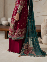 Load image into Gallery viewer, GULAAL | Inaaya Embroidered Chiffion '26 | JINAAN Pakistani designer dress is available @lebaasonline. The Pakistani Wedding dresses of Maria B, Gulaal can be customized for Bridal/party wear. Get express shipping in UK, USA, France, Germany for Asian Outfits USA. Maria B Sale online can be availed here!!