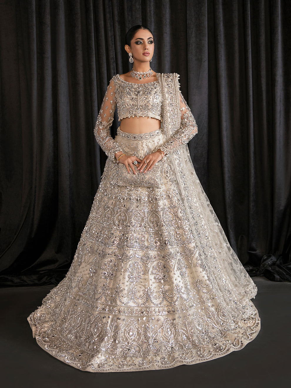 Buy Gulaal Bridal collection | Dahlia B-22Dress from Lebaasonline Pakistani Clothes Stockist in the UK @ best price- SALE Shop Gulaal Bridal 2026, Maria B Lawn 2025 Summer Suit, Pakistani Clothes Online UK for Wedding, Bridal Wear Indian & Pakistani Summer Dresses by Gulaal in the UK & USA at LebaasOnline