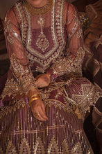 Load image into Gallery viewer, MNR| ZARLISH FESTIVE COLLECTION &#39;21 | MEERAL-06 Lilac Pakistani Wedding Dresses Collection 2021 for the very best in unique or custom, luxury chiffon silk dresses from our women&#39;s clothing shop UK. Explore the MNR Luxury Wedding Lehenga, Unstitched &amp; Stitched Ready Made Clothing Online in UK USA France at Lebaasonline