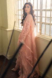 Buy Mushq Eid Festive 2021 - AMARYLLIS | PEARL BLUSH Peach Chiffon Eid collection from our official website. Make your this Eid elegance with Mushq festive '21 collection. You can order unstitched as well as customized clothing, Eid outfit at your doorstep. Get Mushq dress in UK, USA, Manchester from Lebaasonline!