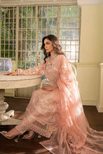 Load image into Gallery viewer, Buy Mushq Eid Festive 2021 - AMARYLLIS | PEARL BLUSH Peach Chiffon Eid collection from our official website. Make your this Eid elegance with Mushq festive &#39;21 collection. You can order unstitched as well as customized clothing, Eid outfit at your doorstep. Get Mushq dress in UK, USA, Manchester from Lebaasonline!