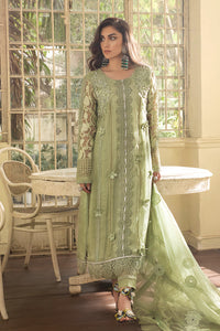 Buy Mushq Eid Festive 2021 - AMARYLLIS | DREAMY MEADOW Green Chiffon Eid collection from our official website. Make your this Eid elegance with Mushq festive '21 collection. You can order unstitched as well as customized clothing, Eid outfit at your doorstep. Get Mushq dress in UK, USA, Manchester from Lebaasonline!