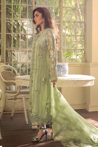 Buy Mushq Eid Festive 2021 - AMARYLLIS | DREAMY MEADOW Green Chiffon Eid collection from our official website. Make your this Eid elegance with Mushq festive '21 collection. You can order unstitched as well as customized clothing, Eid outfit at your doorstep. Get Mushq dress in UK, USA, Manchester from Lebaasonline!
