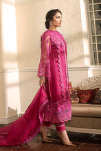 Load image into Gallery viewer, Buy Mushq Eid Festive 2021 - AMARYLLIS | RASPBERRY SORBET Pink Chiffon Eid collection from our official website. Make your this Eid elegance with Mushq festive &#39;21 collection. You can order unstitched as well as customized clothing, Eid outfit at your doorstep. Get Mushq dress in UK, USA, Manchester from Lebaasonline!