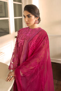 Buy Mushq Eid Festive 2021 - AMARYLLIS | RASPBERRY SORBET Pink Chiffon Eid collection from our official website. Make your this Eid elegance with Mushq festive '21 collection. You can order unstitched as well as customized clothing, Eid outfit at your doorstep. Get Mushq dress in UK, USA, Manchester from Lebaasonline!